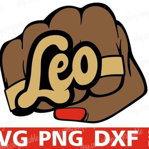 Leo svg, Fist svg, Hand vector, Punch, Zodiac sign svg, Horoscope, Black girl magic, Silhouette,Instant download, Cricut file, Cut File