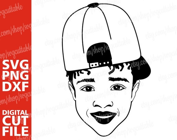 Black Boy Svg Baseball Cap Svg Afro Boy Black Kids Svg Etsy