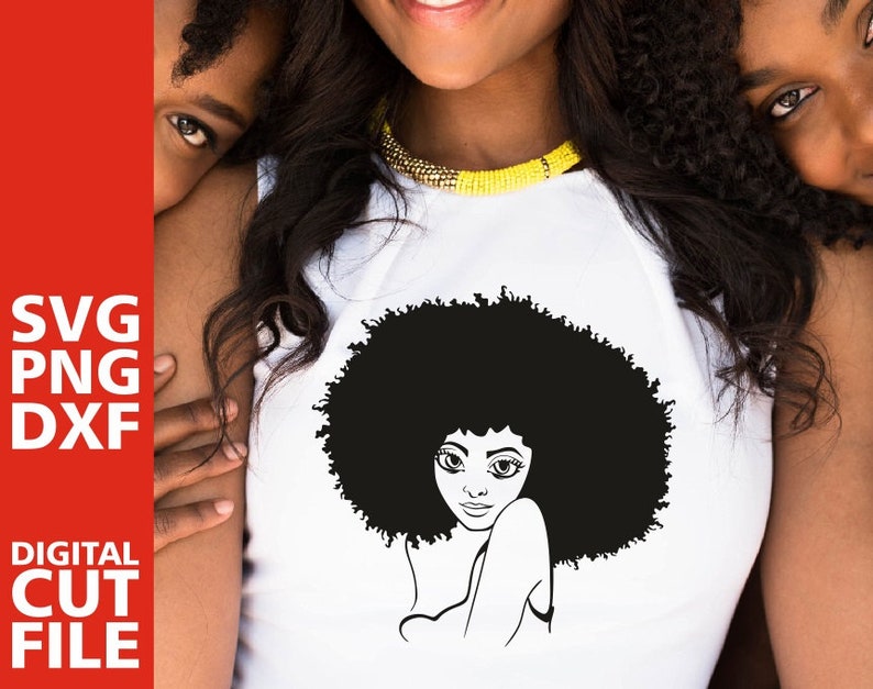 Download Black nasty girl afro svg bra svg afro lady svg file | Etsy