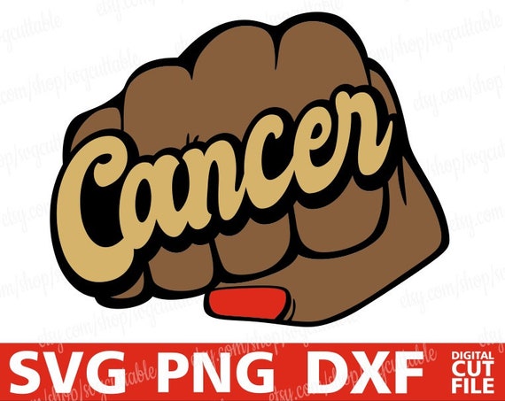 Download Cancer Svg Fist Svg Hand Vector Punch Zodiac Sign Svg Etsy