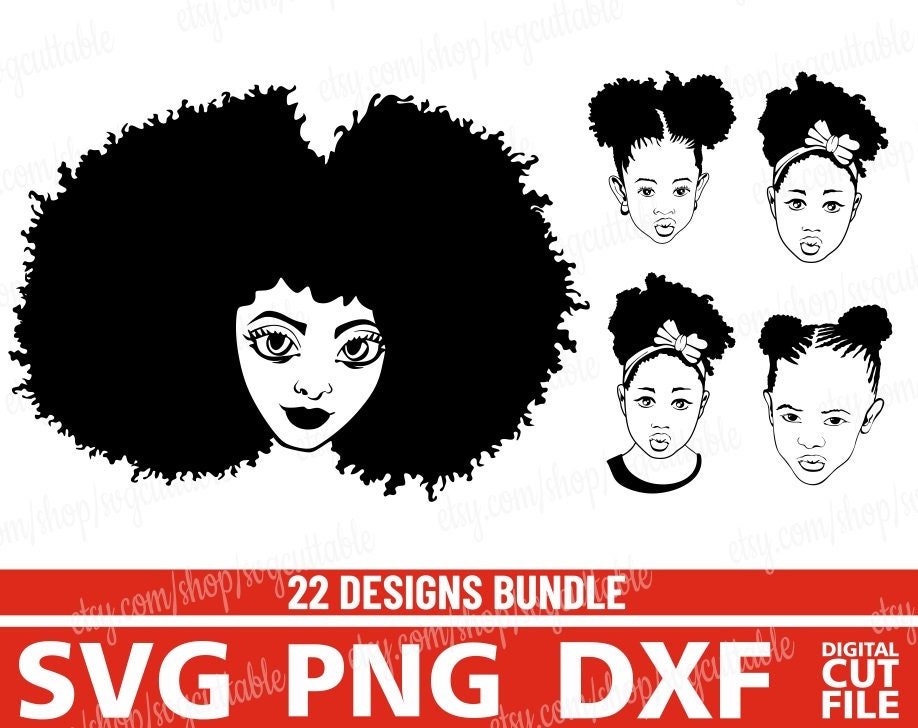 Download Afro Lady With Cown 22 Black Girl Bundle Svg Africa Natural Hair File Cut Black Woman Cricut Birthday Girl Svg Silhouette Young Lady Clip Art Art Collectibles Kromasol Com