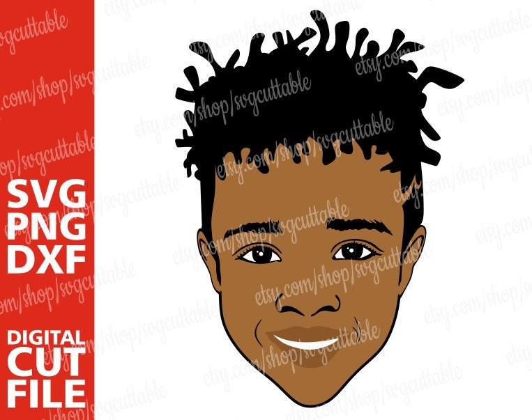 Download Afro Boy With Dreadlocks Svg Black Boy Black Kids Svg Black Etsy
