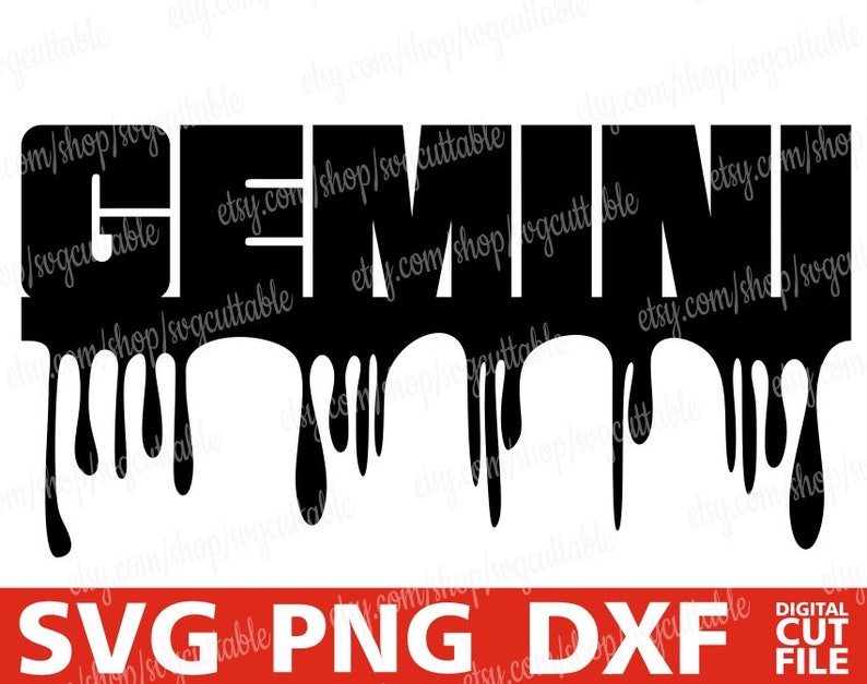 Download Gemini svg Zodiac Sign svg Dripping svg Black Woman svg | Etsy