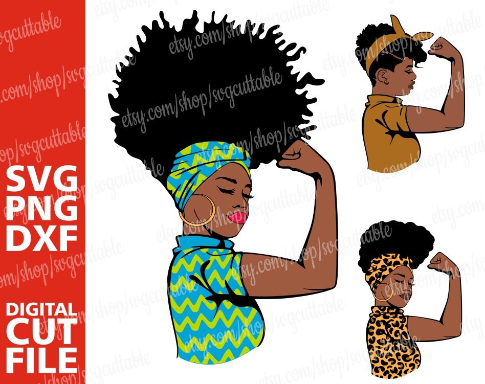 Download 8x Pin Up Girl Svg African American Woman Svg Black Woman Svg Afro Svg Afro Woman Svg Feminist Svg Strong Woman Svg Girl Power Svg
