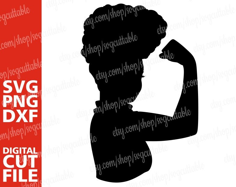 Download Pin Up Girl Svg African American Woman Svg Black Woman Svg Afro Svg Afro Woman Svg Feminist Svg Strong Woman Svg Girl Power Svg