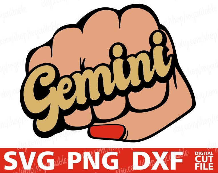 Download Gemini Svg Fist Svg Hand Vector Punch Zodiac Sign Svg Etsy
