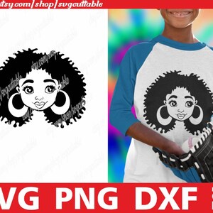 Melanin svg, Black Girl svg, Natural Hair svg, Doll svg, Afro Hair, Black Girl Magic, Afro, Digital Download, Silhouette, File for Cricut