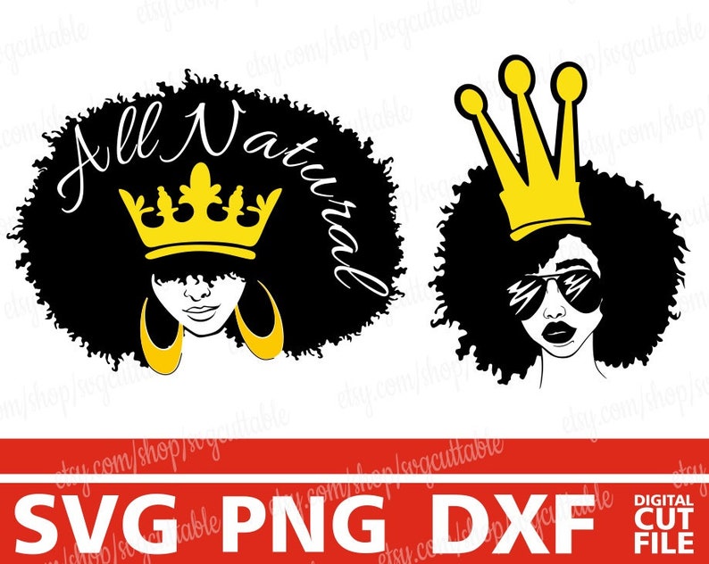 Download Clip Art Silhouette Commercial Cricut Personal For Cutting Machines Jpg Digital Cut File Afro Woman Svg 2x Afro Diva With A Crown Svg Art Collectibles