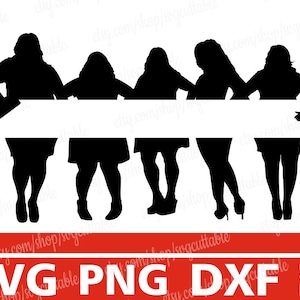 Group of afro womens svg, Black Woman svg, Afro Girl silhouette Svg, Hairstyle woman svg, Woman with Band svg, Digital Download, frame svg