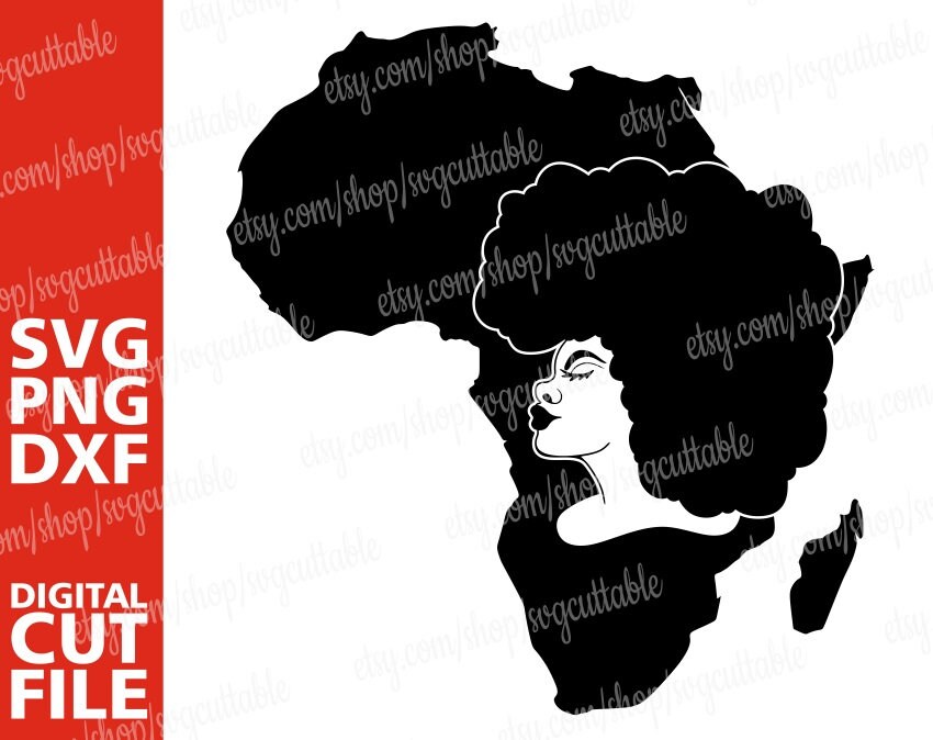 Download Africa Svg Black Woman Svg Afro Girl Svg Black Girl Magic Afro Head Svg Melanin Digital Download Silhouette File For Cricut Vector