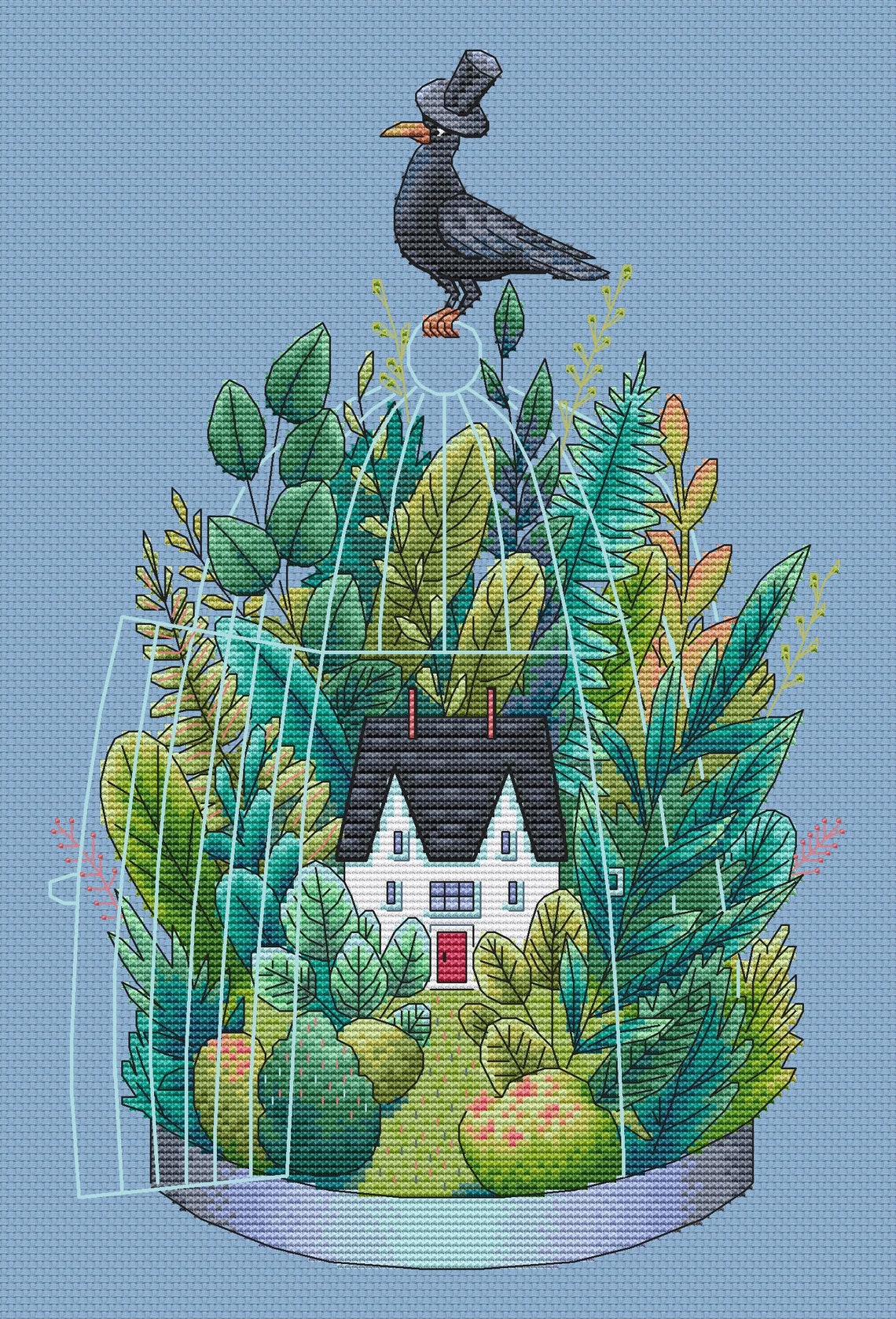 My secret garden embroidery Cross Stitch Pattern Cross Stitch | Etsy