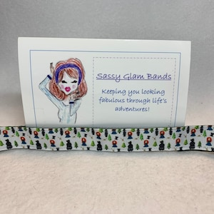 Kolaż inspirowany serialem Brave/Merida na białej opasce grosgrain o szerokości 2,5 cm