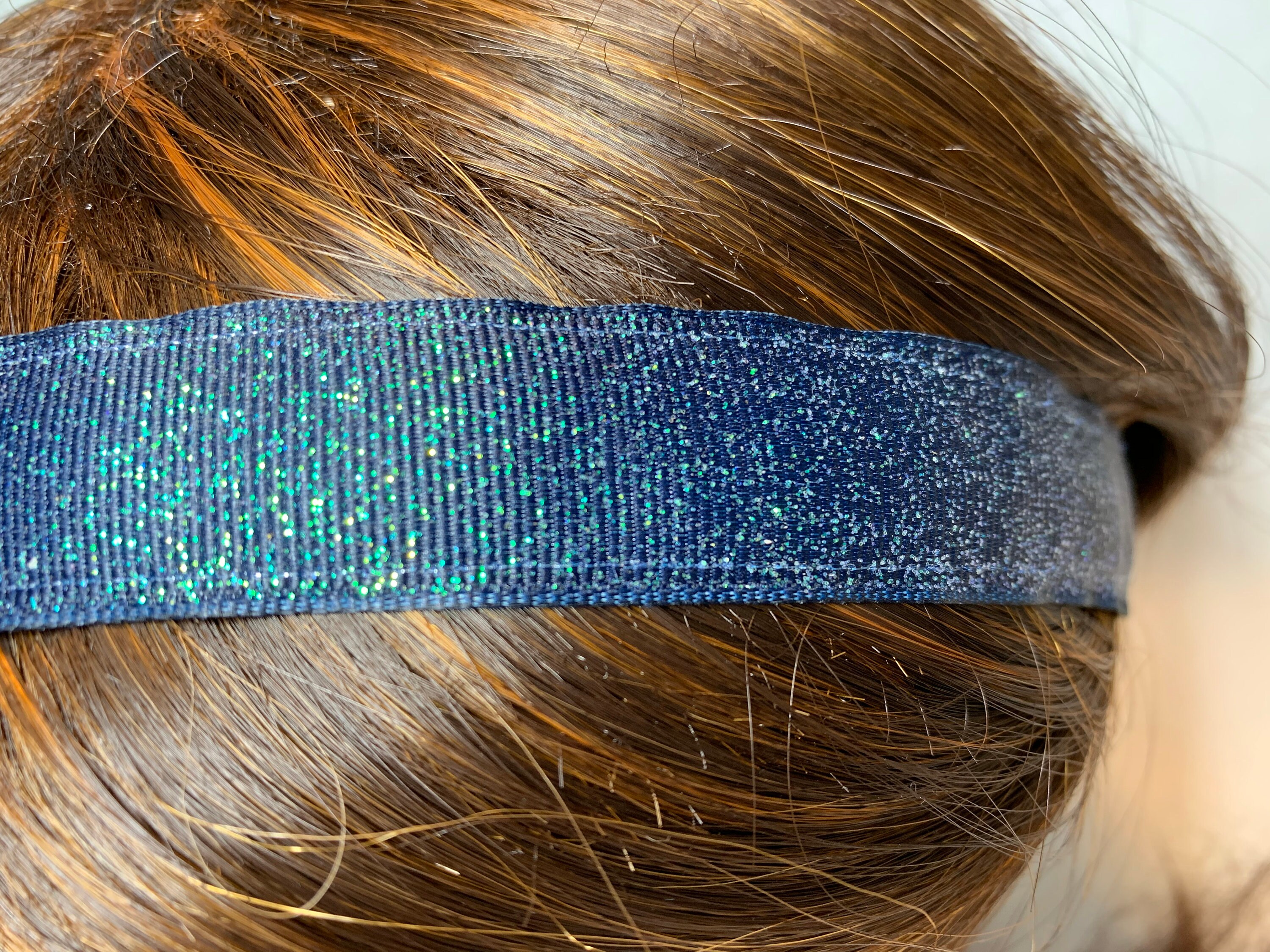 Shimmer Grosgrain, Available in Frosty Blue, Turquoise (aqua 
