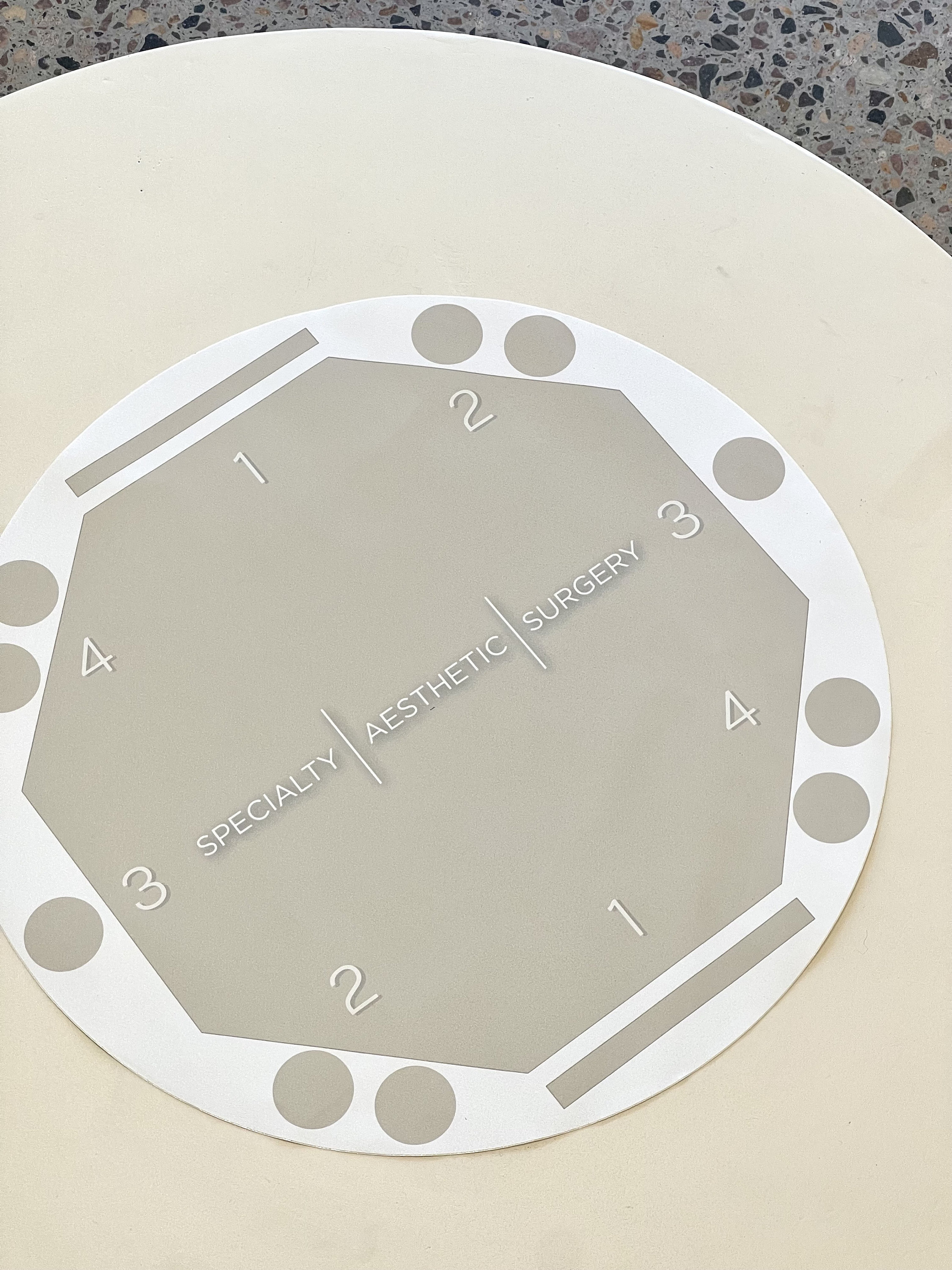 Before & After Photo Floor Decal Sticker Aesthetics Clinic, Plastic Surgery, Cosmetic Brows