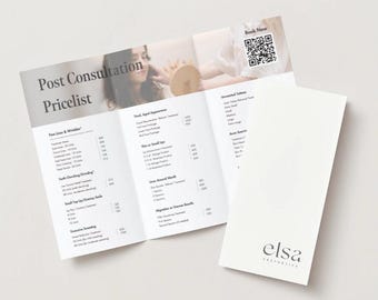 TGA-Compliant Clinic Brochure, Post-Consultation Template (Canva Editable)