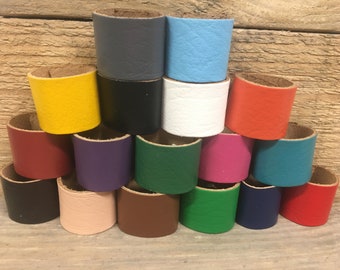 30p Leather Loops - The WoggleMakers Saving the Planet One Woggle at a Time.