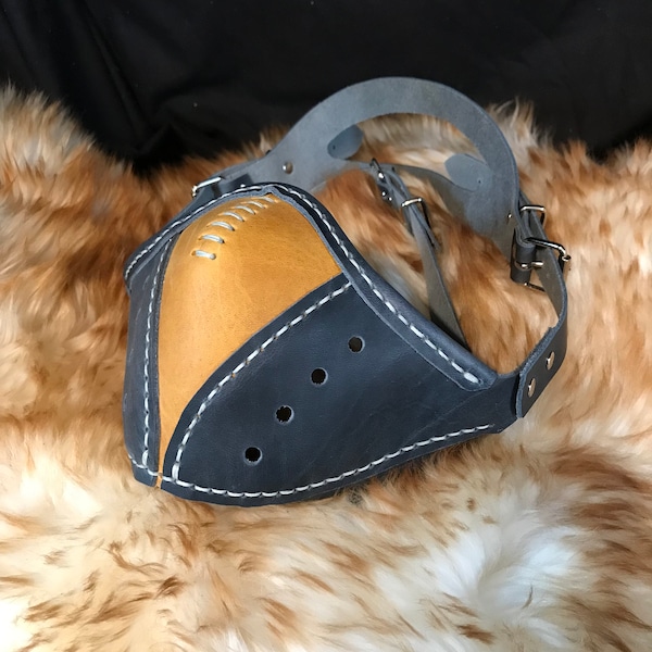 Leather Mask - Etsy