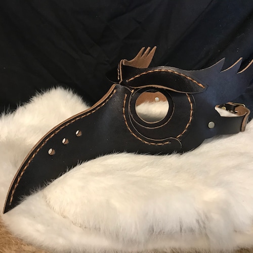 Handmade Genuine Leather Mask Etsy