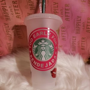 Personalized Starbucks Cold Cup &quot;Too Early For Pendejadas&quot; Customized