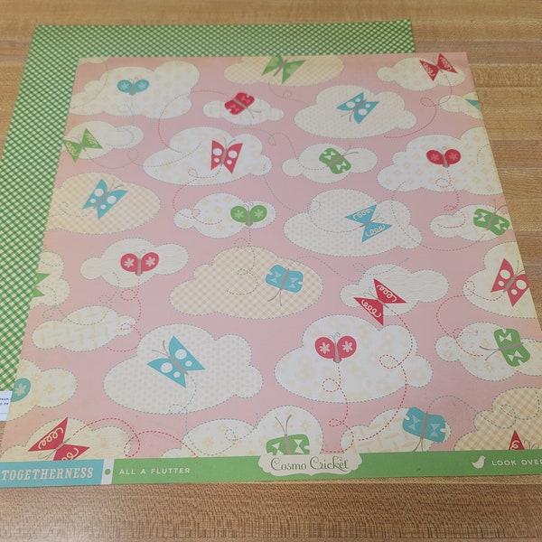 Cosmo Cricket Togetherness 12 x 12 Paper Collection All A Flutter