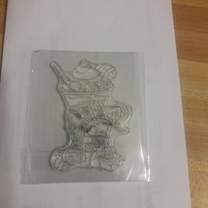 KS Crafts Mini Sundae Girl Rubber Stamp