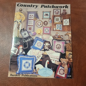 Dale Burdett Country Patchwork Cross Stitching Book