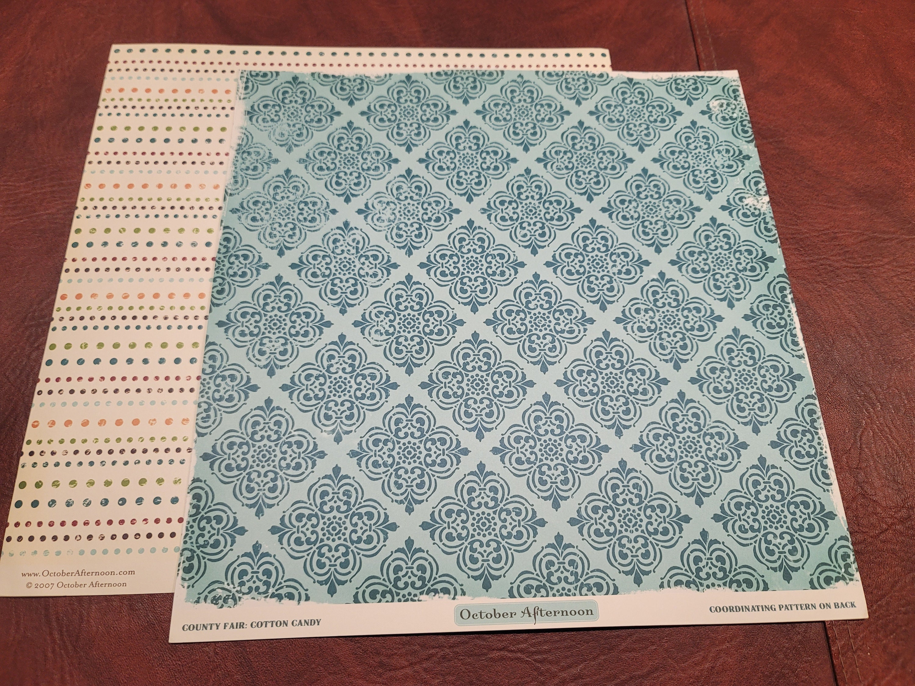 County Fair Paper October Afternoon 12 X 12 County Fair Paper Collection Cotton Candy - Etsy