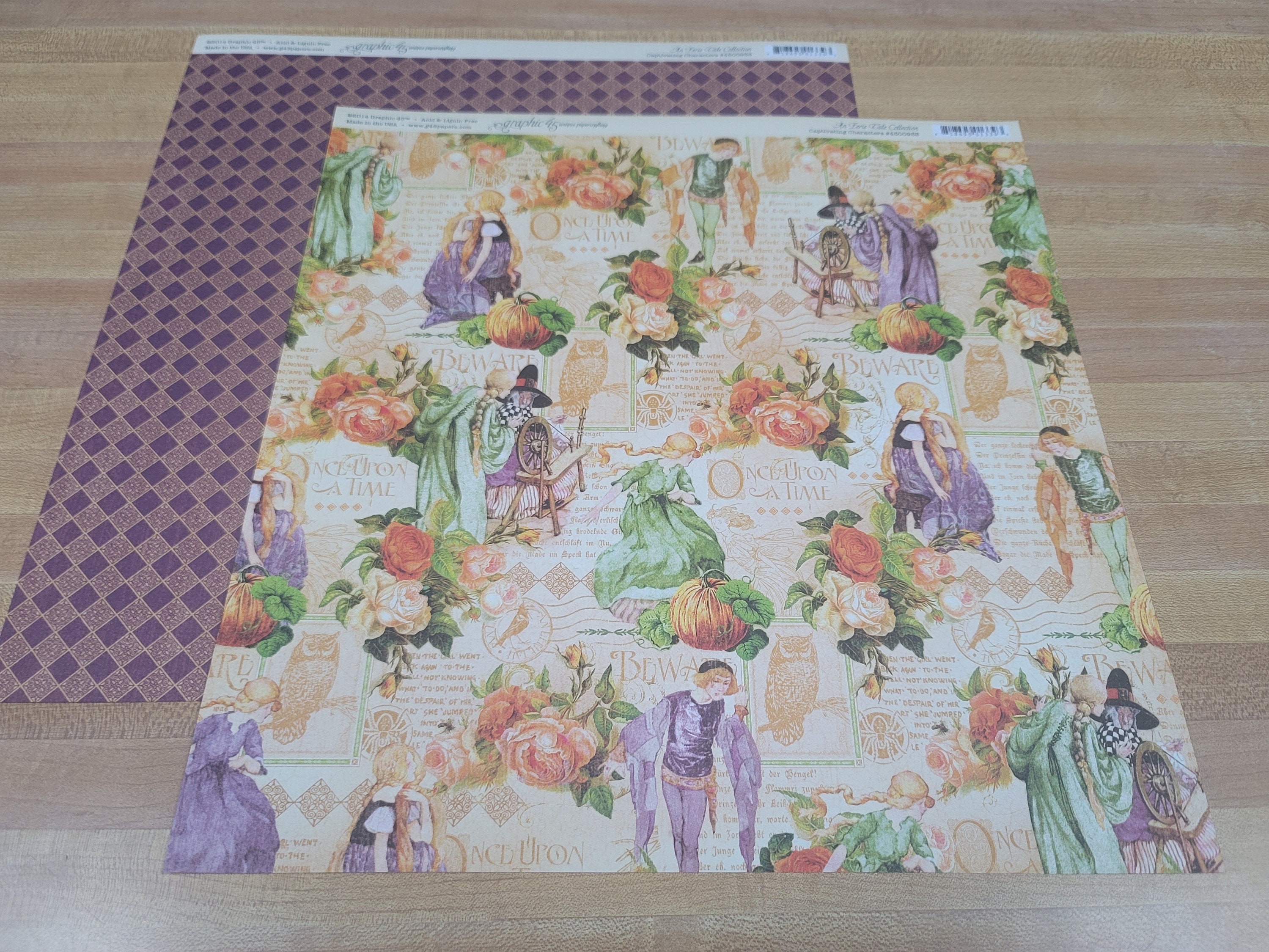 Graphic 45 'An Eerie Tale' Banners - Double-Sided Die-Cut Cardstock Sheets For Halloween Scrapbooking & Crafts - View #4