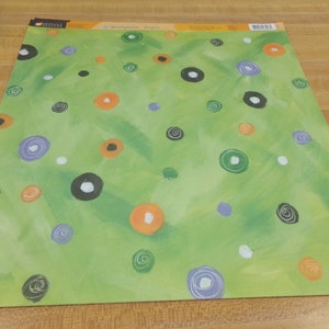 American Traditional Designs 2pc 12x12 Spooky Eyes Scrapbook Paper