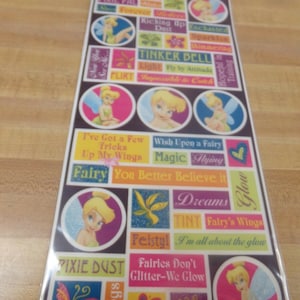 Disney Tinker Bell Sticker Sheet