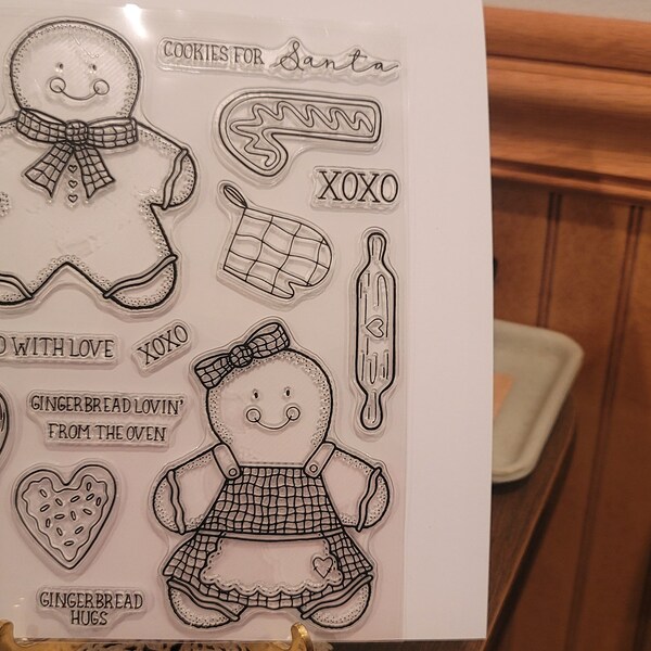 Gingerbread Stamp Etsy