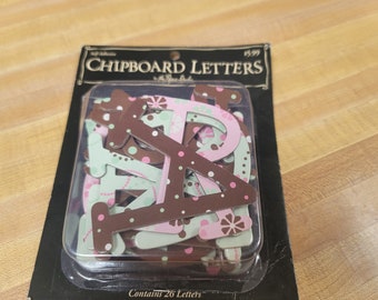 Paper Studio Self Adhesive Chipboard Letters Ephemera