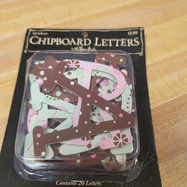 Chipboard Letters Etsy