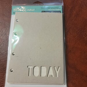 October Afternoon Today Chipboard Scrapbook Album / Junk Journal