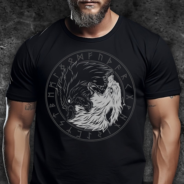 Sons Of Fenrir - Skoll and Hati - Ying Yang Wolf