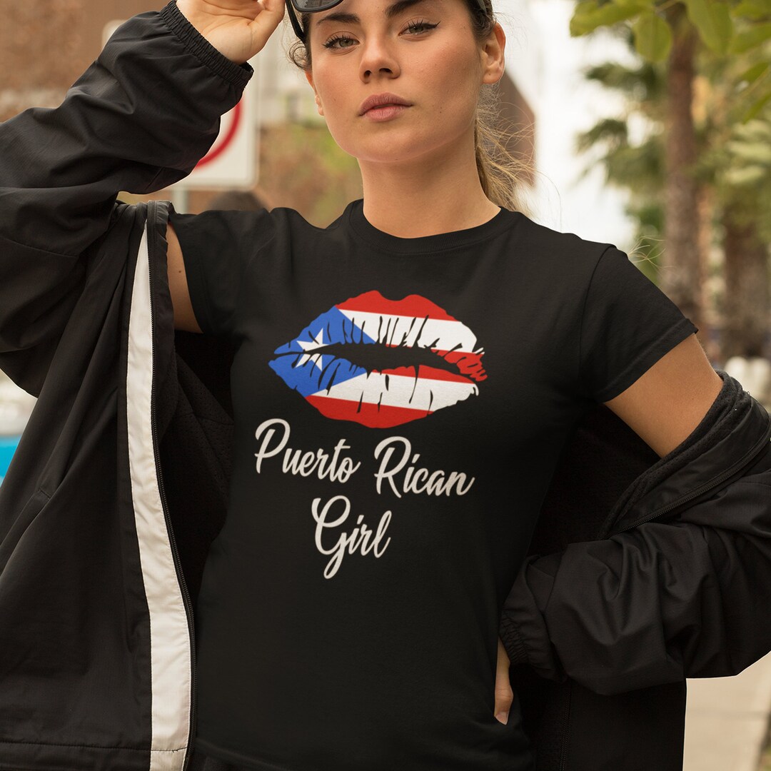 Just A Puerto Rican Girl In A Louisiana World T Shirt - Teezalo