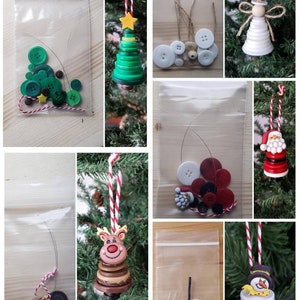 Snowman & Reindeer Ornament Kit | gopaint