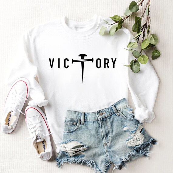 Victorious Christian Long Sleeve T Shirt Sweatshirt Hoodie Victorious Christian Long Sleeve T Shirt Sweatshirt Hoodie
