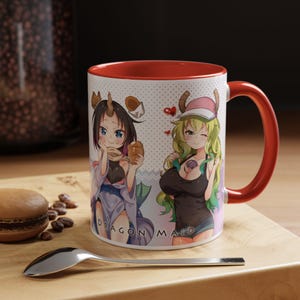 Miss Kobayashi&#39;s Dragon Maid, Cosplay, Anime, Manga, Accent Coffee Mug 11 oz.
