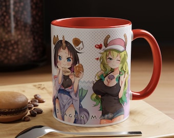 Miss Kobayashi's Dragon Maid, Cosplay, Anime, Manga, Accent Coffee Mug 11oz.
