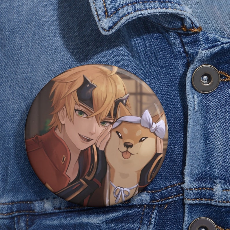 Genshin Impact Thoma Inazuma Dog Shiba Games Cute Etsy Hong Kong