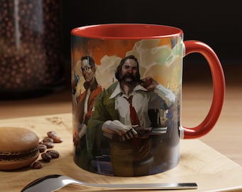 Disco Elysium, Accent Coffee Mug 11oz.
