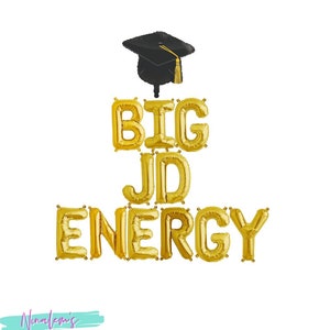 Graduation Decorations 2022, Big JD Energy Balloon Banner, Juris Doctorate, Law School Graduation Balloons, Graduation 2022, Class of 2022