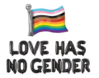 Pride Banner Sign, Love Has No Gender Balloon Banner, Gay Parade Pride Month Balloon Banner, Gay Pride Decorations, Gay Pride Party
