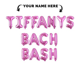 Bach Bash Bachelorette Party Decor Balloon Banner, Customize Bachelorette Party Decorations, Customize Bachelorette Party Banner/Sign