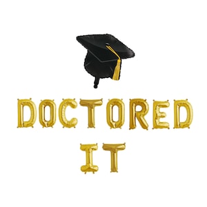PHD Graduation Banner Doctorate Graduation Sign | PHD Degree Grad Party Graduation Banner Sign | Its The PHD For Me Balloon Banner, Doctor
