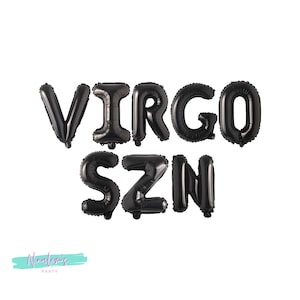 21st Birthday Decorations, Virgo Szn Balloon Banner, Birthday Banner, Birthday Party Decorations, Birthday Decor, 25th, 30th, 18th,