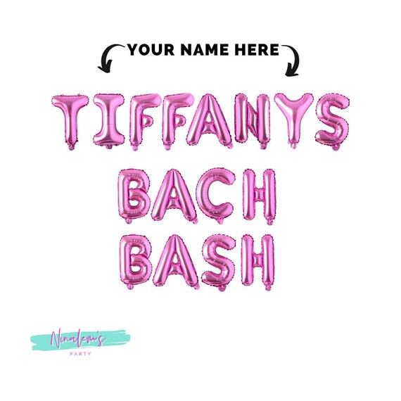 Bach Bash Bachelorette Party Decor Balloon Banner Customize Etsy 日本