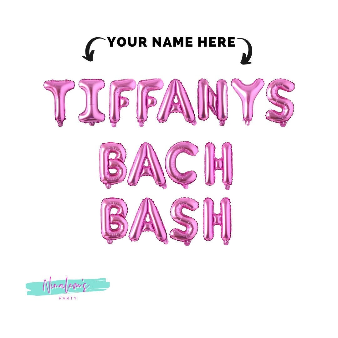 Bach Bash Bachelorette Party Decor Balloon Banner Customize Etsy 日本