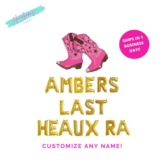 Nashville Bachelorette Banner Nash Bash Decorations Last Etsy